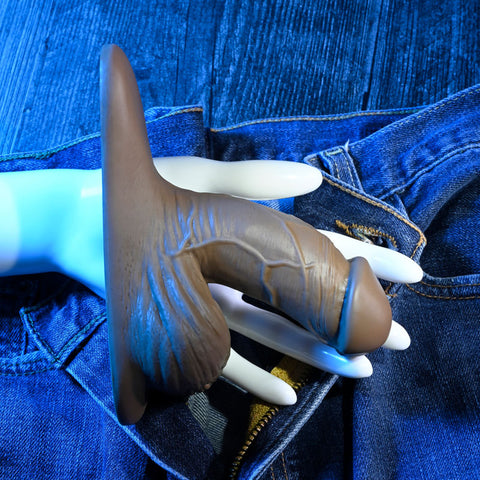 Gender X 4 Inch Silicone Packer - Dark 4 Inch Size Packers