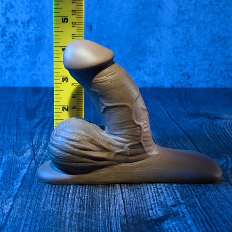 Gender X 4 Inch Silicone Packer - Dark 4 Inch Size Packers