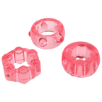 Crystal Jellies Performance Ring Set – Phthalate-Free Stretchable Cock Rings > Cock Ring > Sets