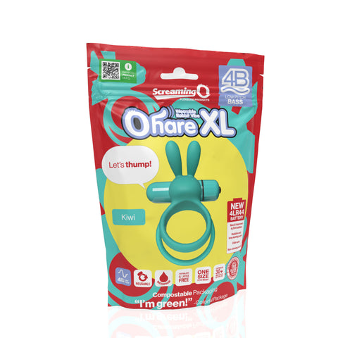 Screaming O 4B Ohare XL Vibrating Cockring With Rabbit Ears Cock Rings Vibrating