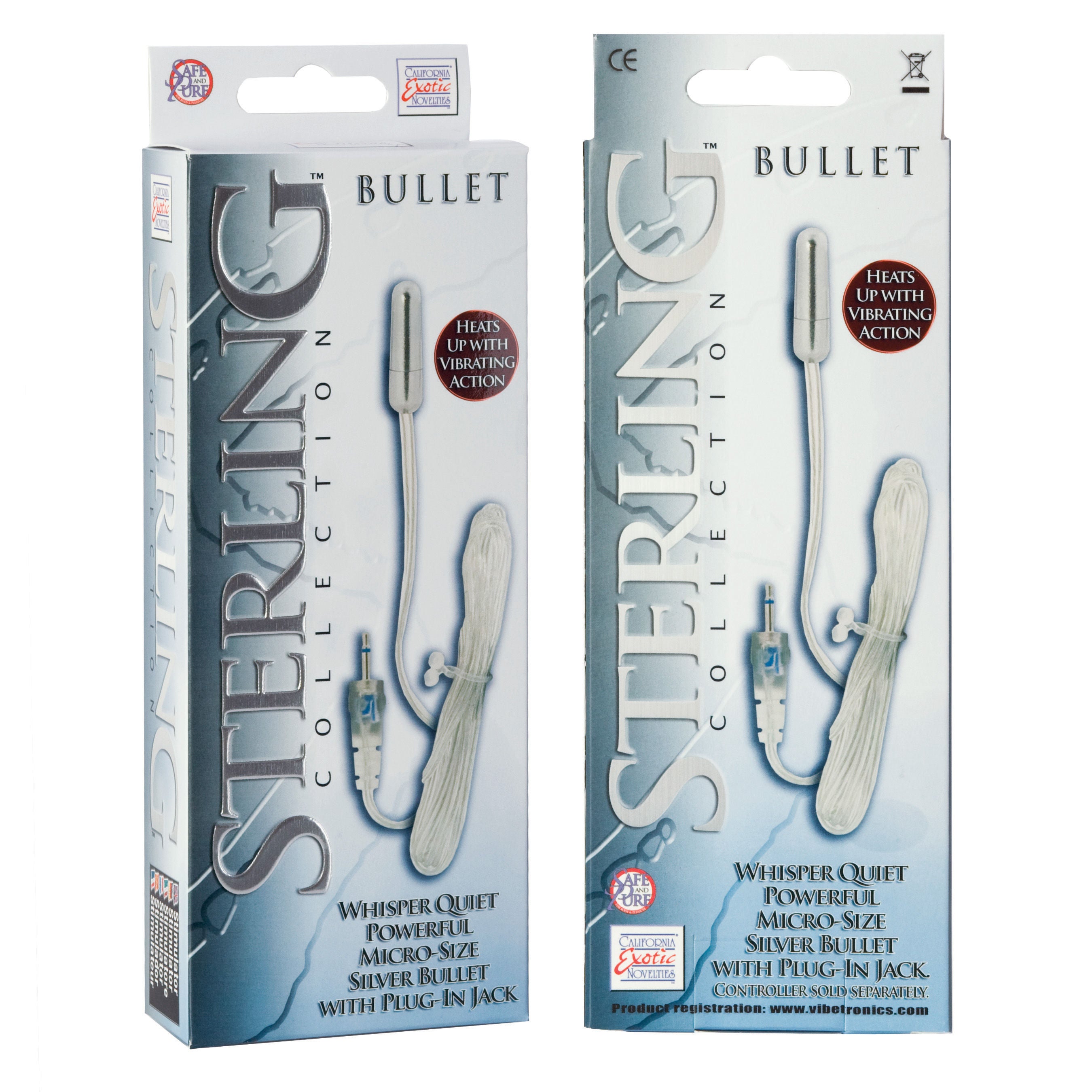 Sterling Collection Micro Silver Bullet Vibrator for Adults BULLETS