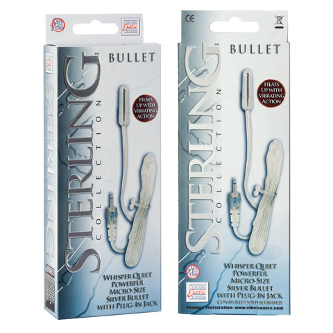 Sterling Collection Micro Silver Bullet Vibrator for Adults BULLETS