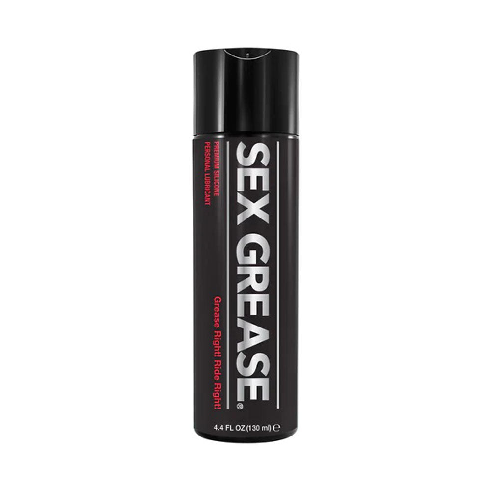 Sex Grease Silicone Based Personal Lubricant 4.4 Ounce Tube Clear Silicone Lubricant