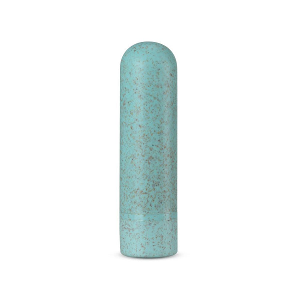 Gaia Eco Rechargeable Bullet Vibrator in Aqua for Intimacy BULLETS