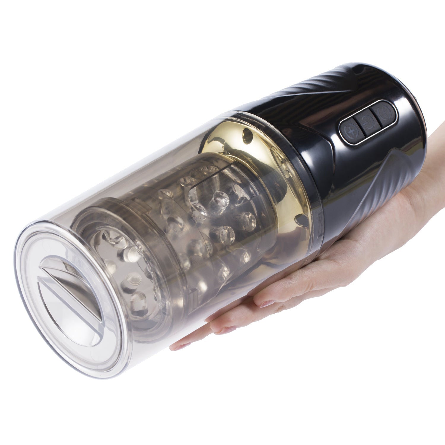 Gale Male Masturbator with Rotating and Thrusting Motor Black Strokers - Auto