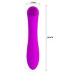 Pretty Love Len (Purple) – Rechargeable Silicone Mini G-Spot Massager Wand > Vibrators > Standard Vibrators