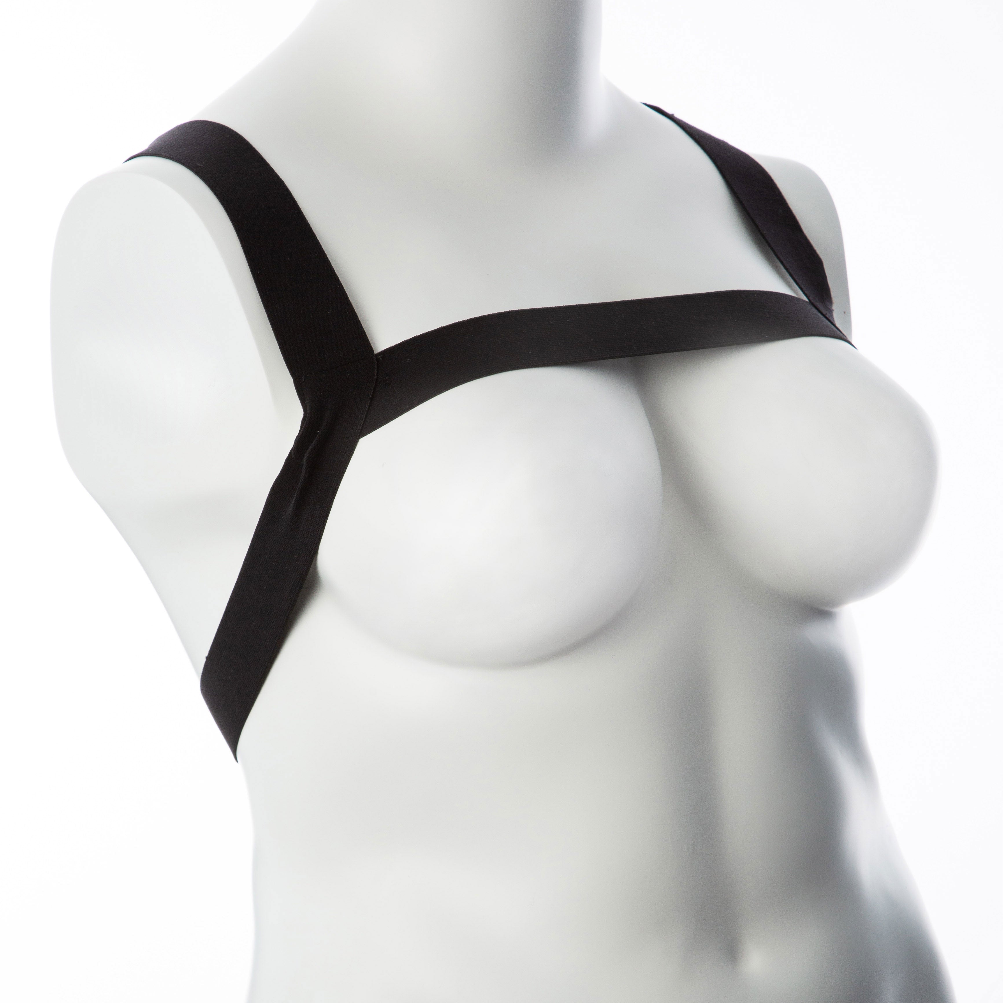 Gender Fluid Billie Harness L-XXL Black Elastic Stretch Unisex Body-Hugging Design Secondary image