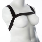 Gender Fluid Billie Harness L-XXL Black Elastic Stretch Unisex Body-Hugging Design > Clothes > Womens Harnesses