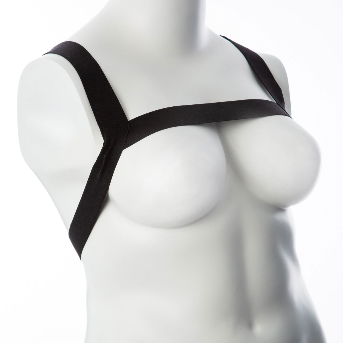 Gender Fluid Billie Harness L-XXL Black Elastic Stretch Unisex Body-Hugging Design > Clothes > Womens Harnesses