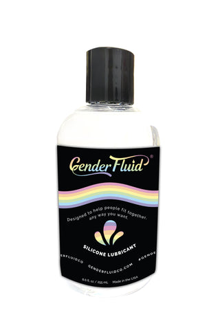 Gender Fluid Silicone Lubricant 8 Fl Oz Long-Lasting Glide Silicone Lubricant