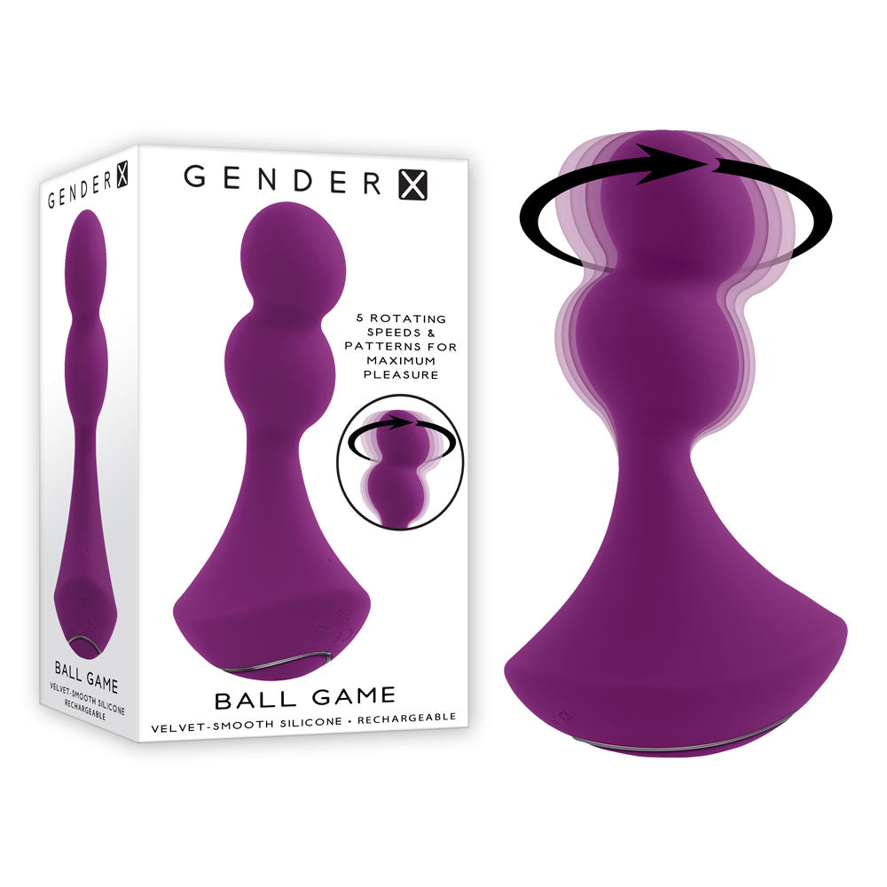 Gender X BALL GAME Vibrating Rotating Toy 13.5cm > Vibrators > Unconventional