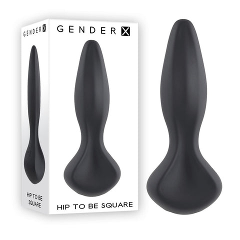 Gender X HIP TO BE SQUARE - 6 Inch Vibrating Plug Butt Plugs - Vibrating