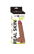 Get Lucky 8 Inch Bendable Real Skin Dildo Light Brown > Dildos > Realistic Dildos