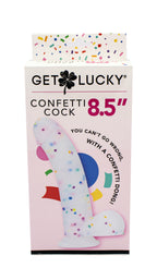 Get Lucky Confetti Bendable Dildo 8.5 Inch Silicone Toy > Dildos > Realistic Dildos