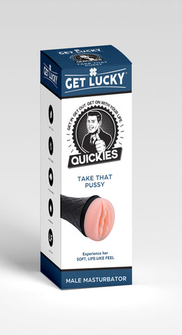 Get Lucky Quickies Male Masturbator with Realistic Vagina Design Masturbation Aids for Males