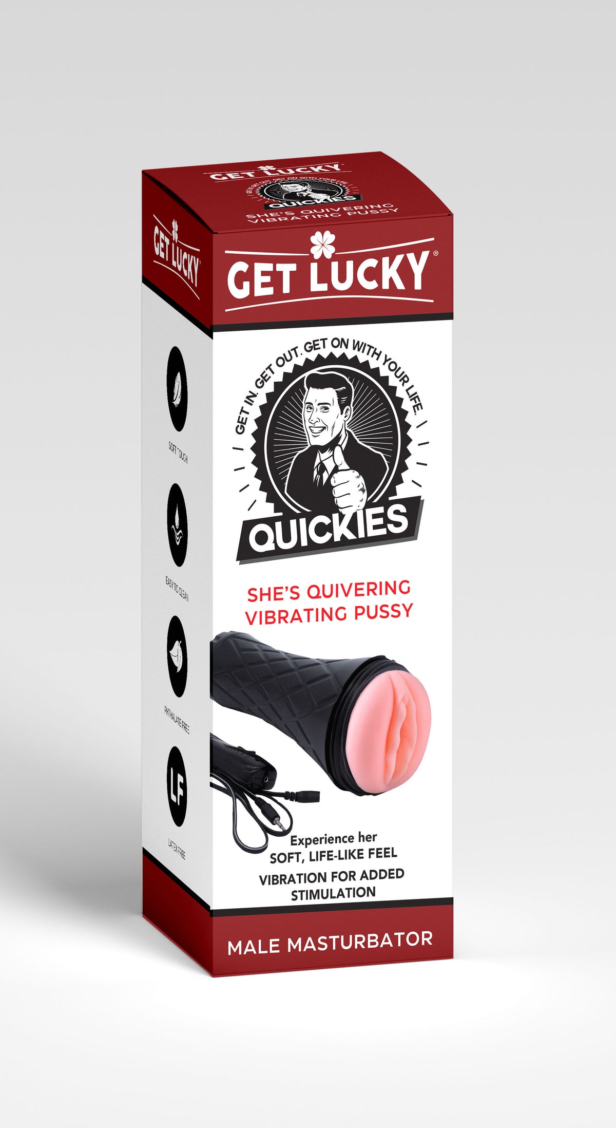 Voodoo Toys Get Lucky Quickies She's Quivering Vibrating Pussy Masturbator for Men > Sex Toys For Men > Masturbators > Manual