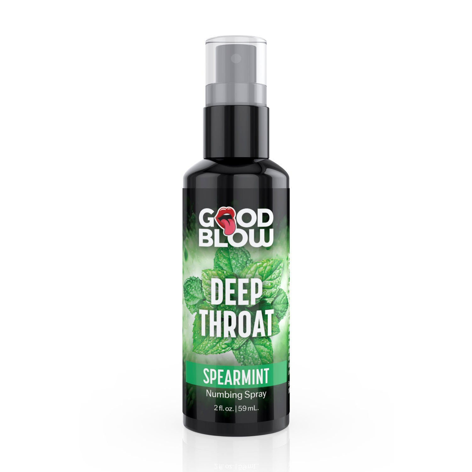 Good Blow Deep Throat Spray (Spearmint) – Spearmint Flavored Numbing Spray 59 ml Oral Gels & Sprays