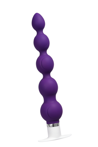 Quaker Indigo Anal Vibrator with Silicone Texture and 12 Modes > Anal Range > Anal Beads