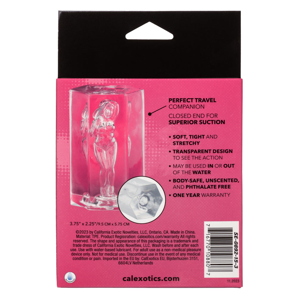 Girls Girls Girls™ Olivia Transparent Handheld Masturbator with Closed-End Suction, Soft and Stretchy Design > Sex Toys For Men > Masturbators > Manual