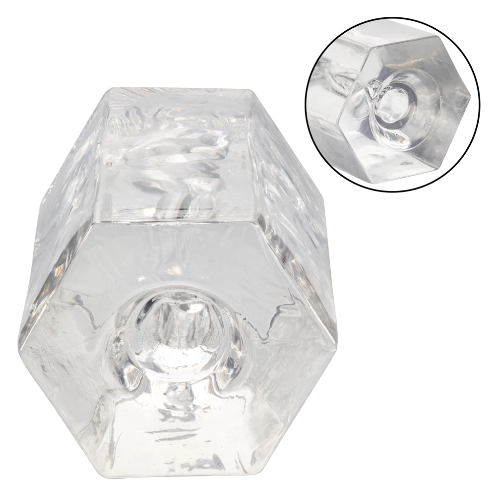 Girls Girls Girls™ Olivia Transparent Handheld Masturbator with Closed-End Suction, Soft and Stretchy Design > Sex Toys For Men > Masturbators > Manual