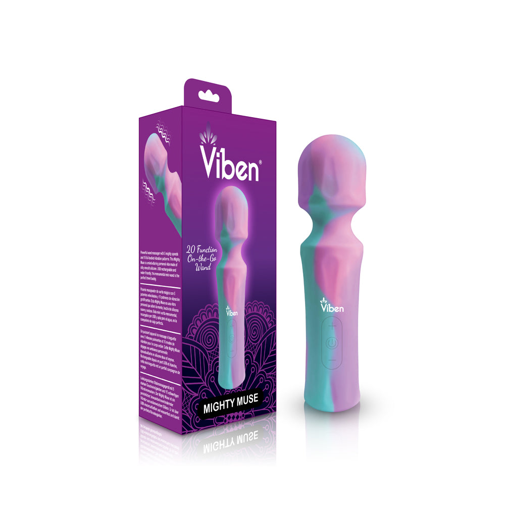 Mighty Muse Mini Massager Silicone Vibrator With 15 Modes Electric Massager