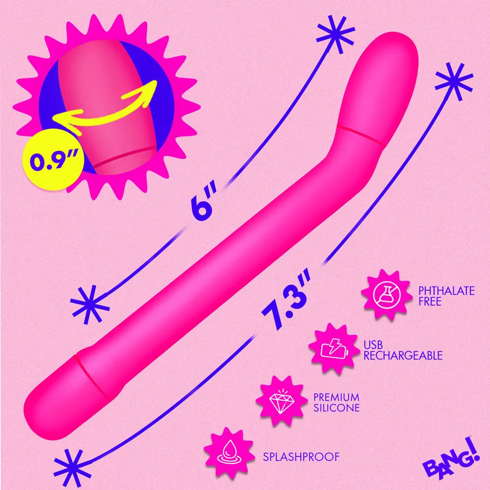 Slim G-Spot Vibrator – Rechargeable 3 Speeds 7 Patterns Vibrator > Vibrators > G-Spot
