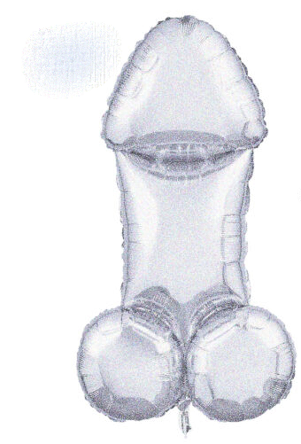 Little Genie Glitterati Disco Penis 3 Foot Mylar Balloon Party Decoration > Novelties > Gag Gifts