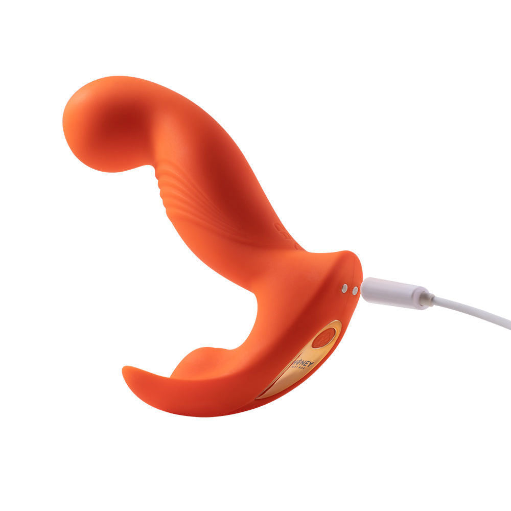 Crave 3 Orange G-Spot and Clitoral Vibrator by Honey Play Box Vibrators