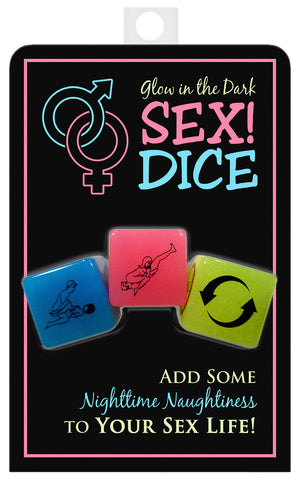 Glow In The Dark Sex Dice Set for Couples Fun Games