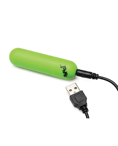 Glow in the Dark Vibrating Cock Ring with 28 Patterns Green Cock Rings Vibrating