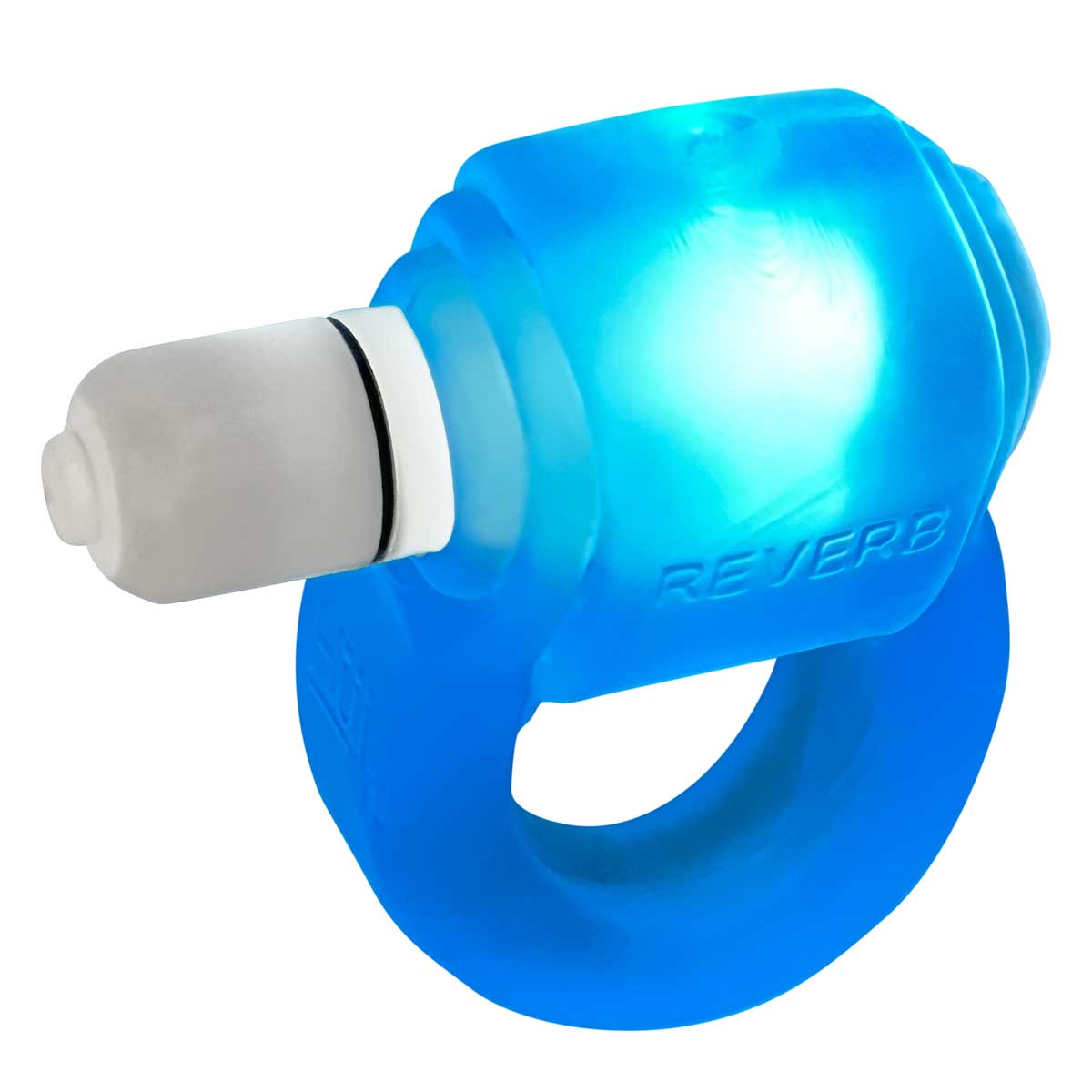 Glowdick Blue Ice LED Cockring Made from Soft Silicone > Cock Ring > Vibrating