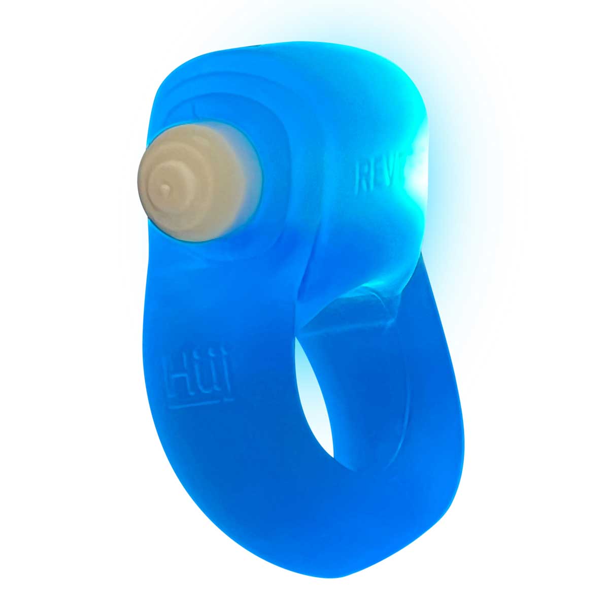Glowdick Blue Ice LED Cockring Made from Soft Silicone > Cock Ring > Vibrating