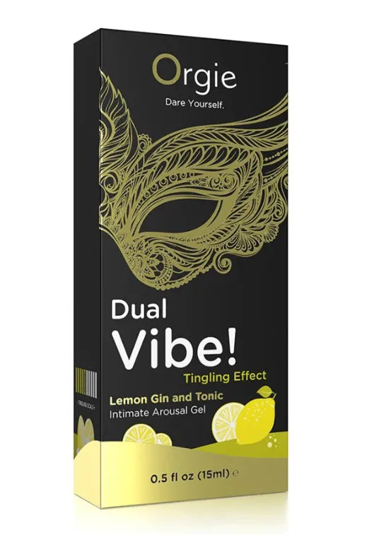 Dual Vibe Gin and Tonic Lemon Kissable Liquid – Intimate Gel 15ml Default Title > Lube > Oral Gels & Sprays