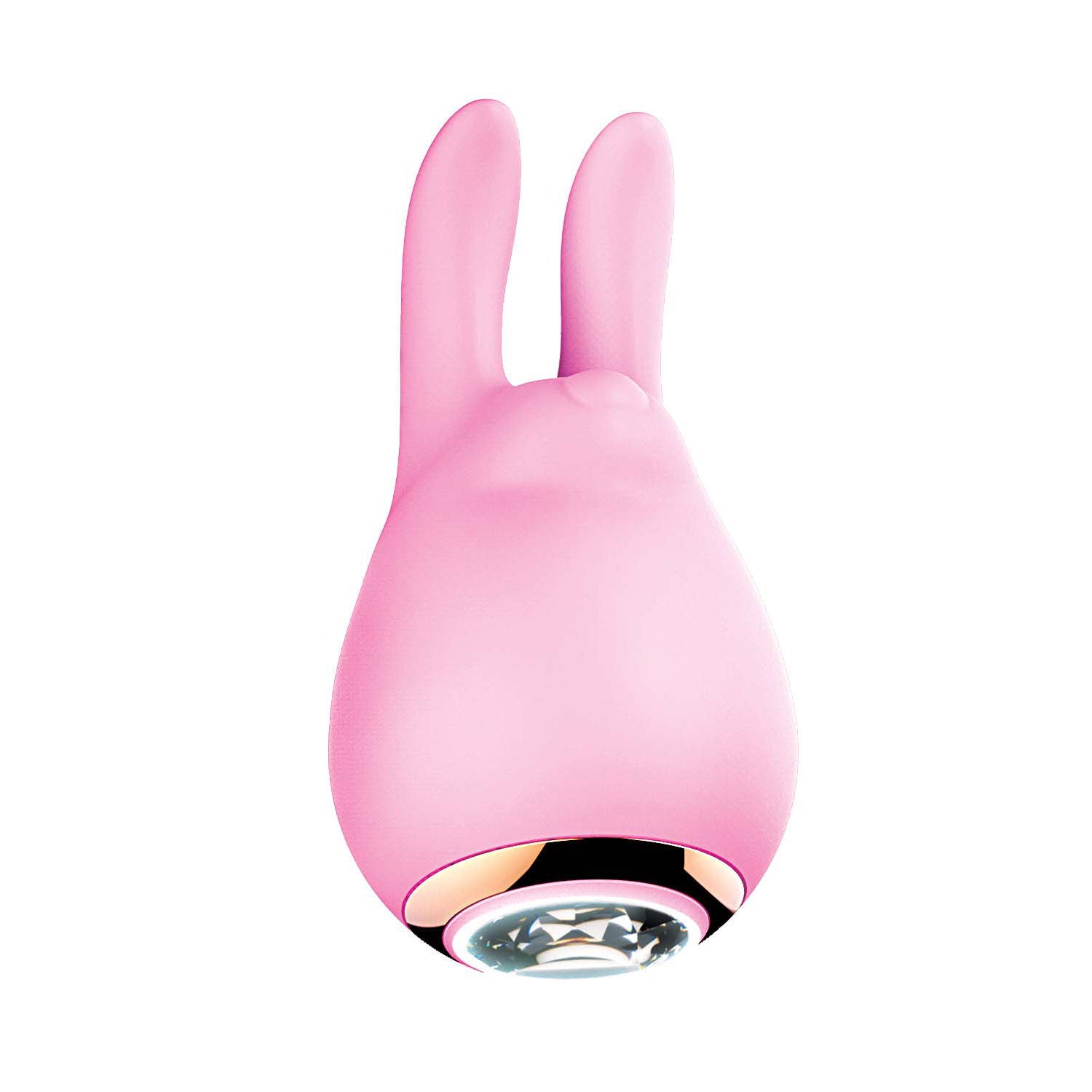 Goddess Diamond Bunny Tickler 4 Inch Pink Vibrator > Sex Toys For Ladies > Clitoral Vibrators and Stimulators