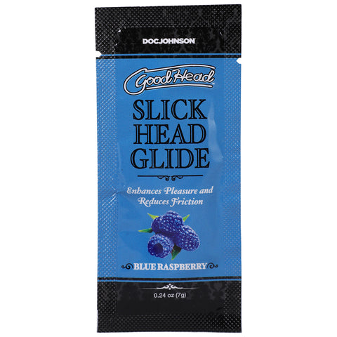 GoodHead Blue Raspberry Slick Head Flavored Personal Lubricant Flavoured Lube