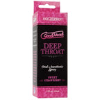 GoodHead Deep Throat Spray 59ml - Sweet Strawberry Flavor > Lube > Oral Gels & Sprays