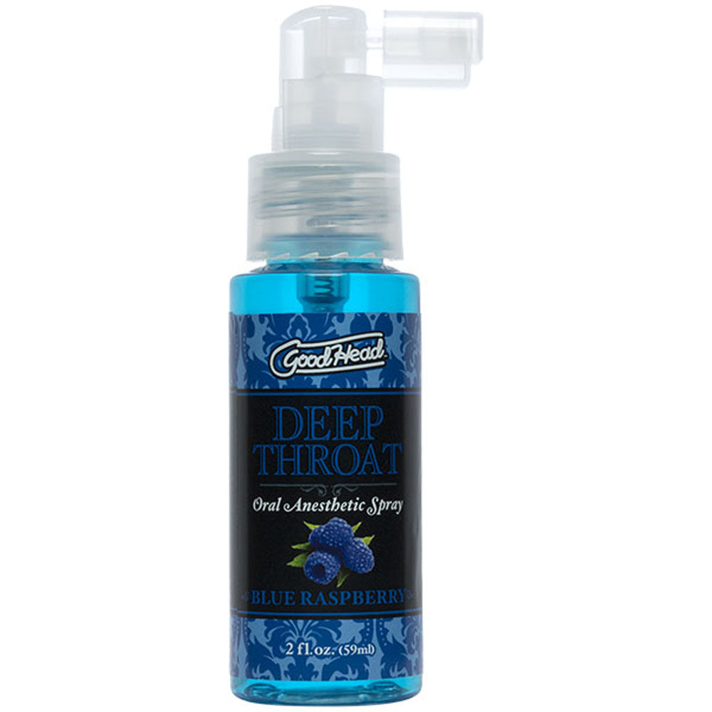 GoodHead Deep Throat Spray Raspberry – Desensitizing Spray Oral Gels & Sprays