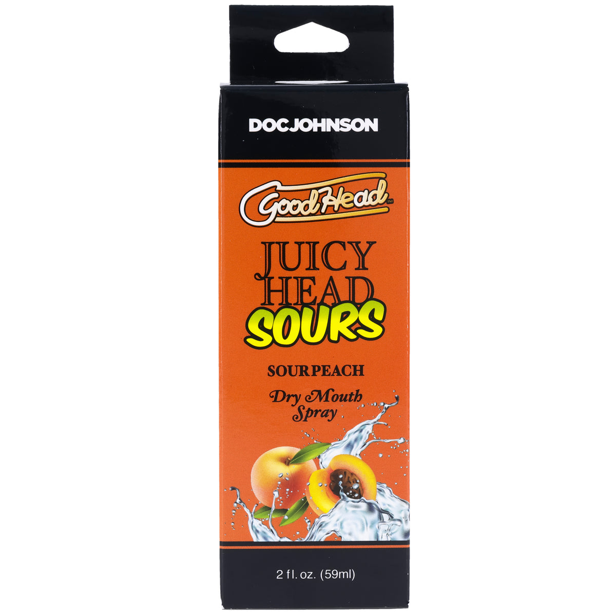 GoodHead Juicy Dry Mouth Sour Peach 59ML > Lube > Oral Gels & Sprays