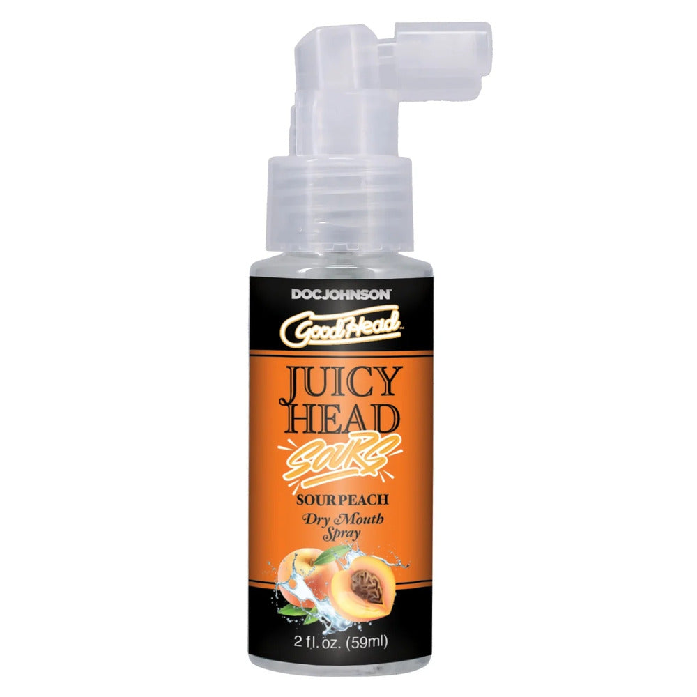 GoodHead Juicy Dry Mouth Sour Peach 59ML > Lube > Oral Gels & Sprays