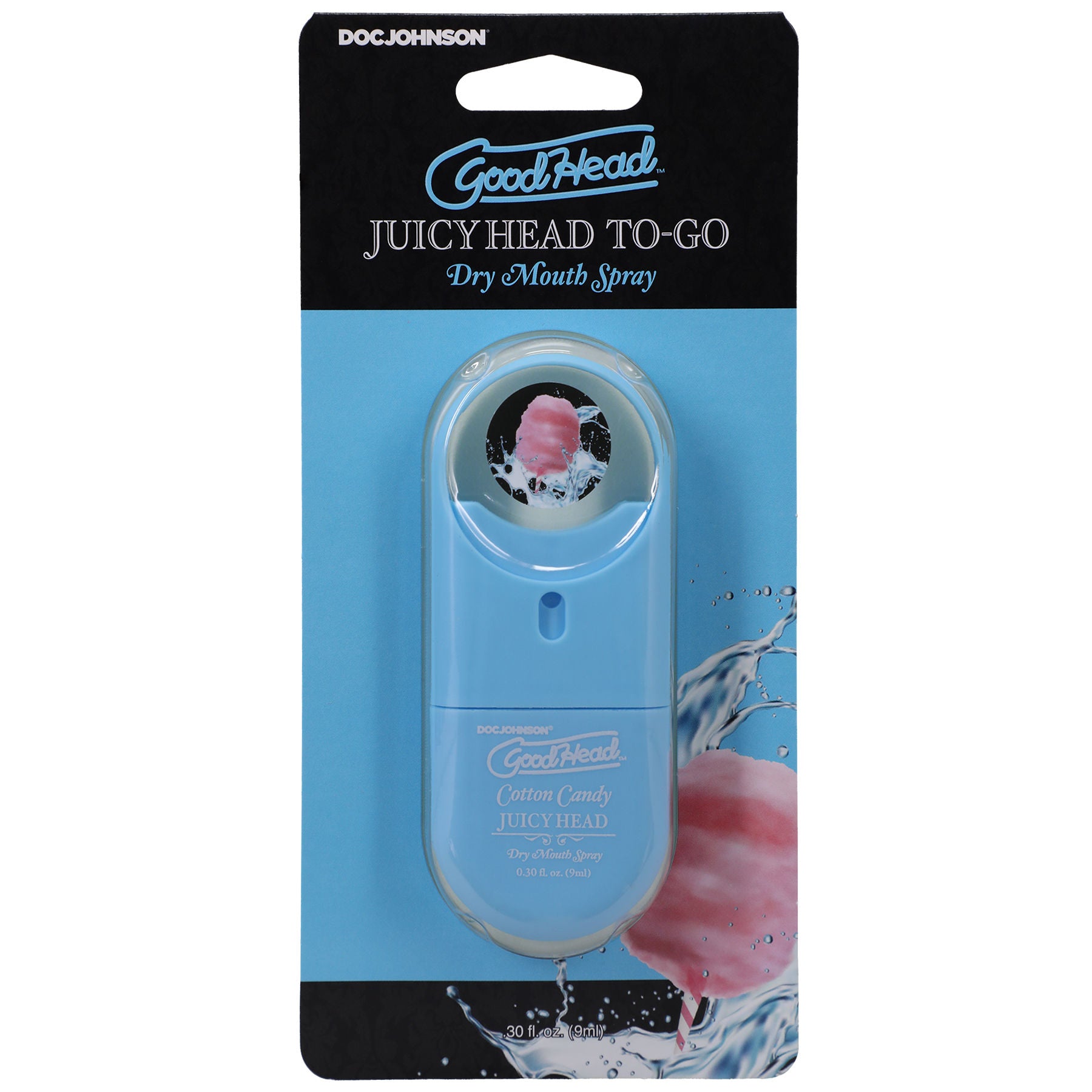 GoodHead Juicy Head Dry Mouth Spray Cotton Candy Flavor To-Go > Lube > Oral Gels & Sprays Main image