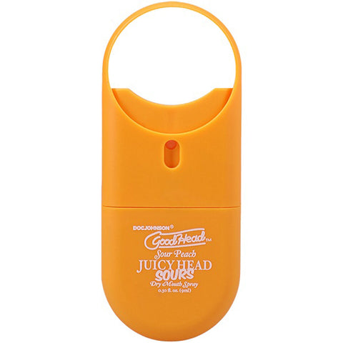 GoodHead JuicyHead Sour Peach Dry Mouth Spray for Intimacy Oral Gels & Sprays