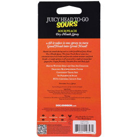 GoodHead JuicyHead Sour Peach Dry Mouth Spray for Intimacy Oral Gels & Sprays