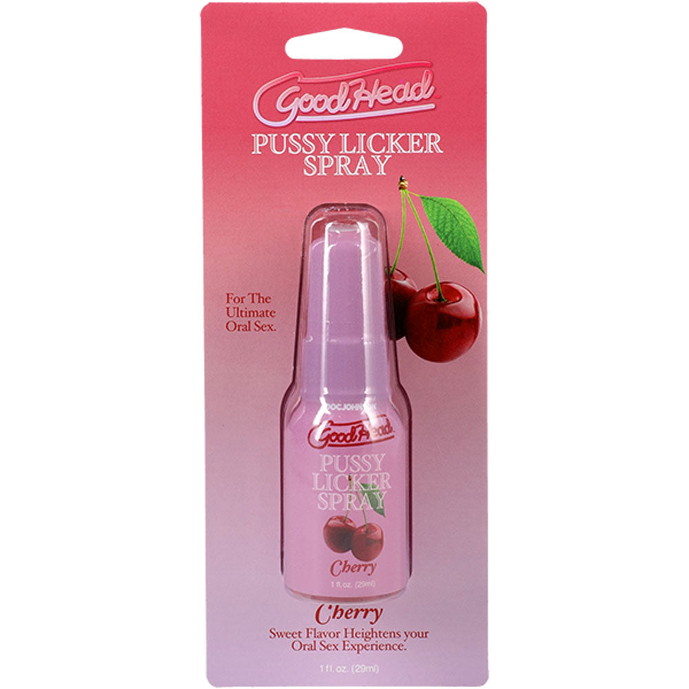 GoodHead Pussy Licker Spray Cherry 29ml - Lickable Flavor > Lube > Oral Gels & Sprays