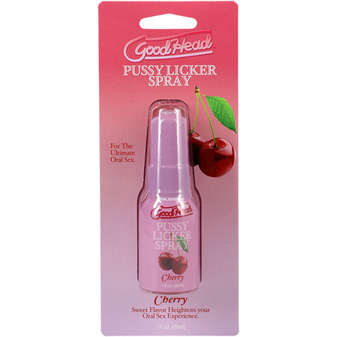GoodHead Pussy Licker Spray Cherry 29 ml - Lickable Flavor Oral Gels & Sprays