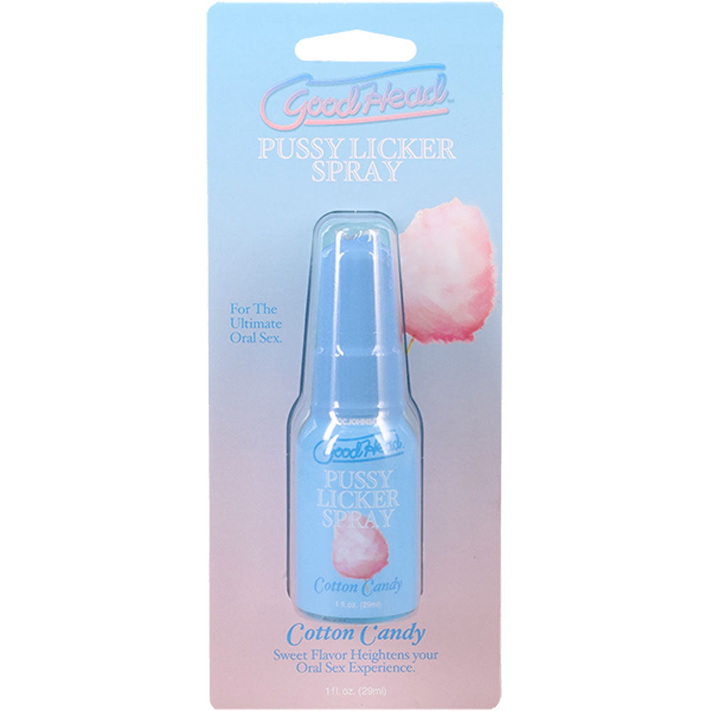 GoodHead Pussy Licker Spray Cotton Candy 29ml Sweet Flavored Oral Gel Spray > Lube > Oral Gels & Sprays