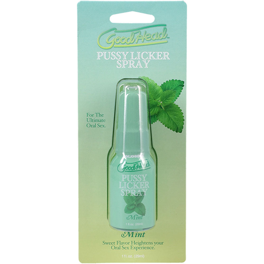 GoodHead Pussy Licker Spray Mint – 29ml Water-Based Oral Pleasure Spray > Lube > Oral Gels & Sprays