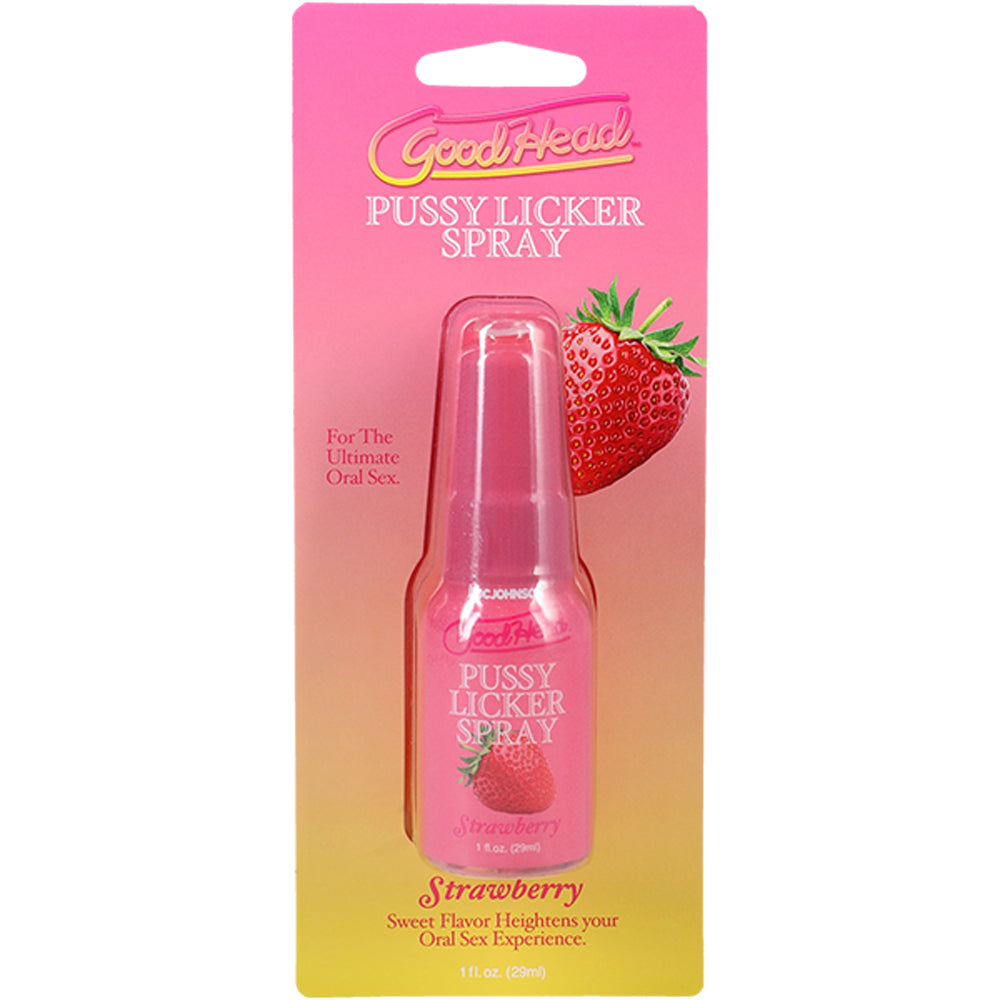 GoodHead Strawberry Licker Spray 29ml - Delicious Flavored Fun > Lube > Oral Gels & Sprays