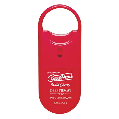 GoodHead To-Go Deep Throat Spray Wild Cherry 9ml Oral Gels & Sprays
