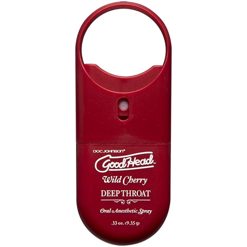 GoodHead To-Go Deep Throat Spray (Wild Cherry) – Oral Desensitizing Spray 9ml > Lube > Oral Gels & Sprays