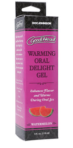 GoodHead Warming Watermelon Oral Delight Gel 4 Fl Oz > Lube > Oral Gels & Sprays